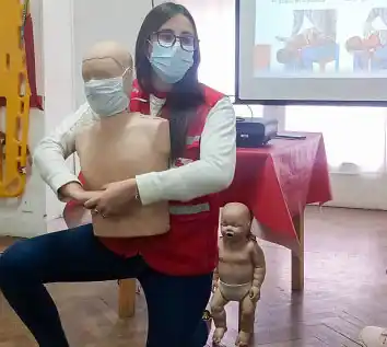 Con unos 40 participantes cerraron cursos de la Cruz Roja