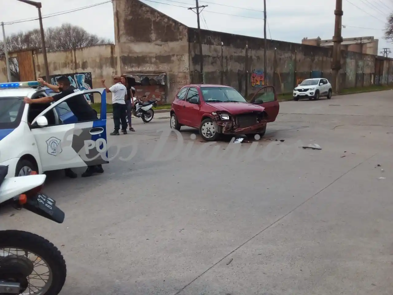 Una menor sufrió golpes leves y fue hospitalizada