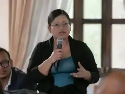 Miroslava Cerpas, comisionada del Sistema Nacional de Emergencias 911.