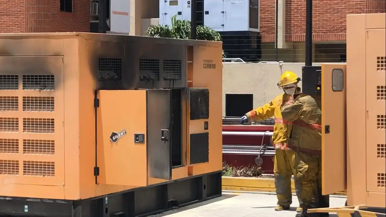 ¡TREMENDO SUSTO! Explota planta de energía eléctrica en centro comercial de Barquisimeto (+Fotos)