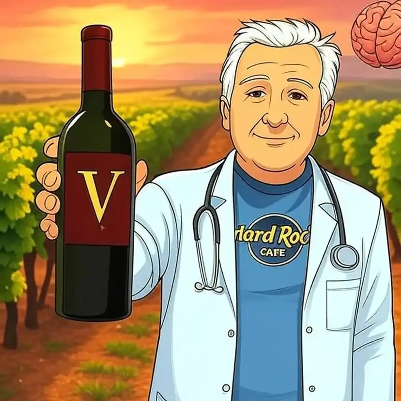 Dr. Juan Marcelo Medina, médico neurólogo y sommelier.