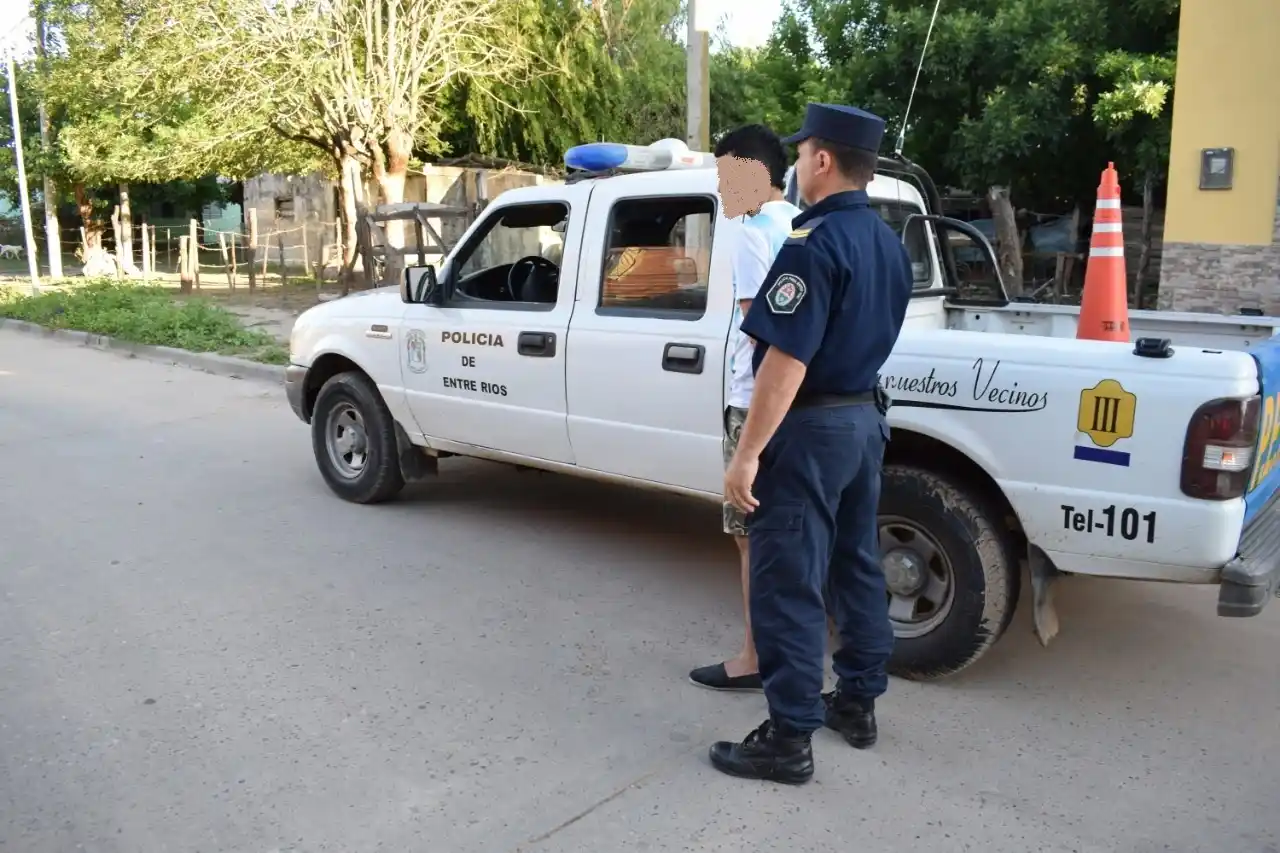 Oportuna denuncia permitió la detención de un sujeto que huía con una caja de herramientas