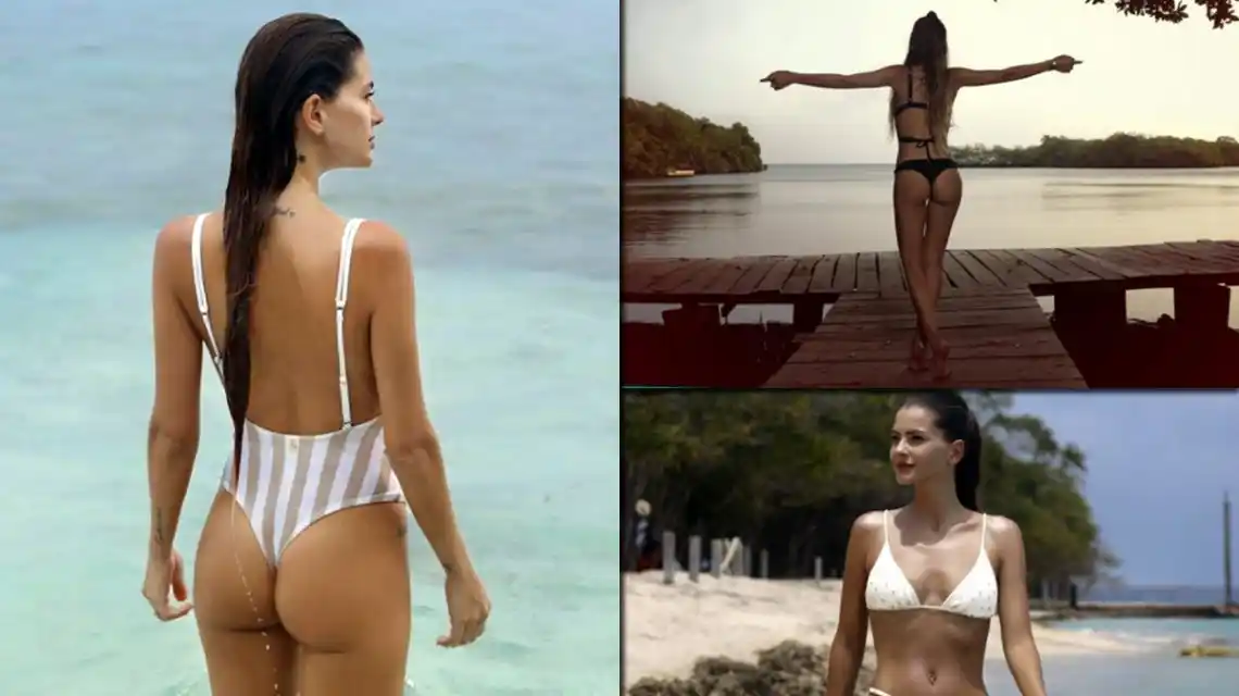 La China Suárez sexy para una producción