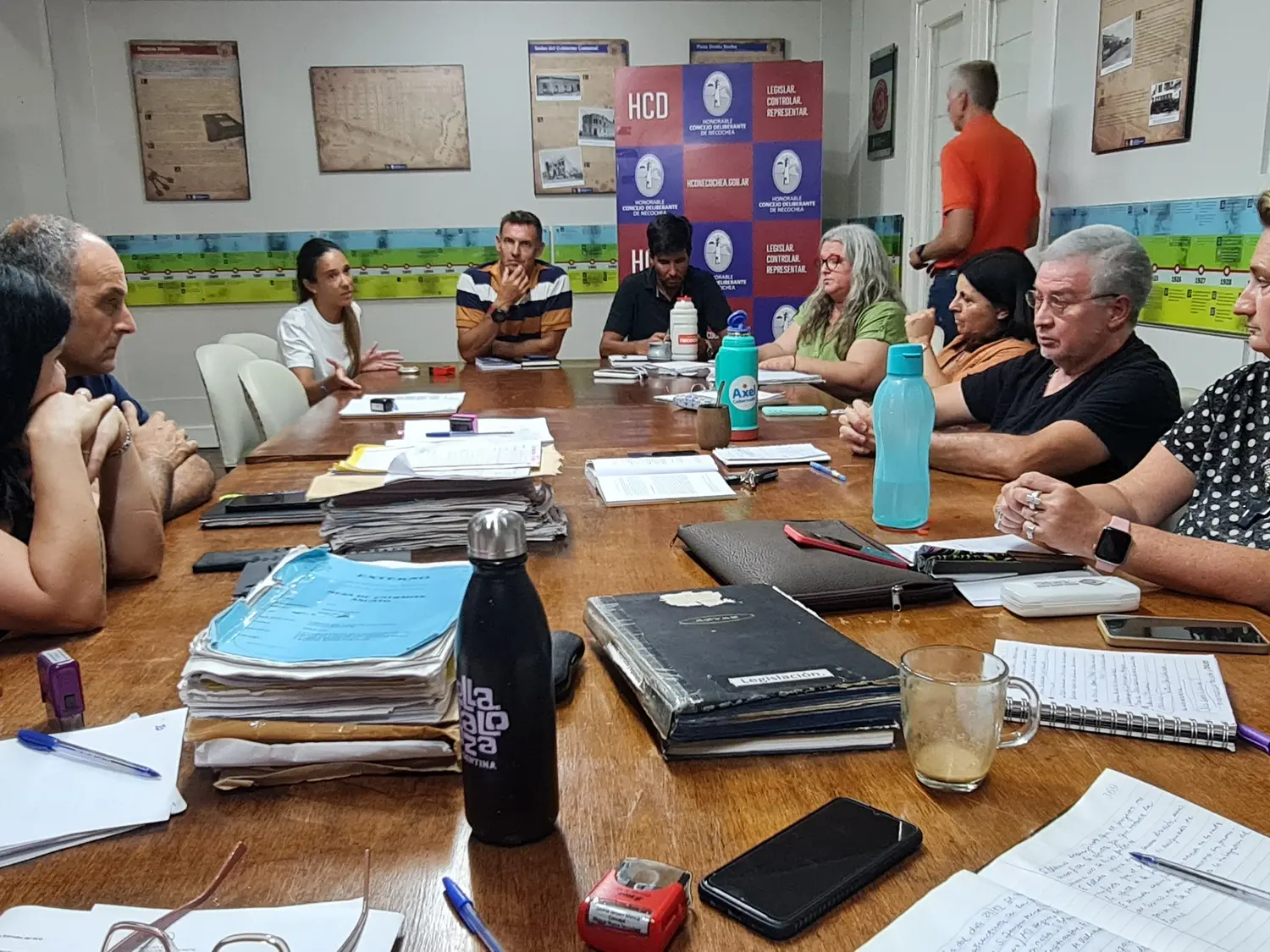 Detalles. Los quedarán los funcionarios provinciales en el  Concejo