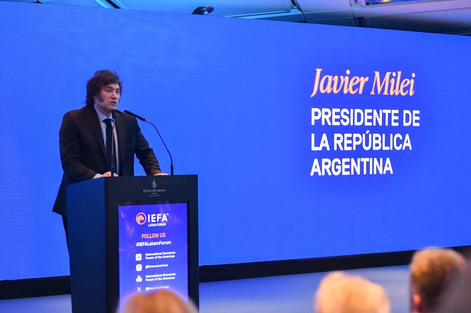 Según señaló el Presidente, la inflación ya está “en un dígito”