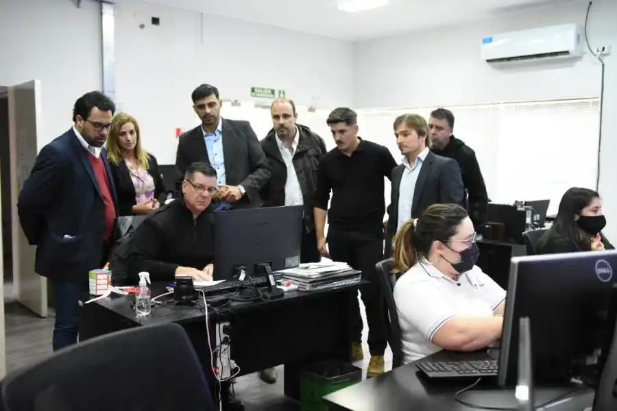 Una delegación de Bell Ville visitó Rafaela para conocer su trabajo preventivo