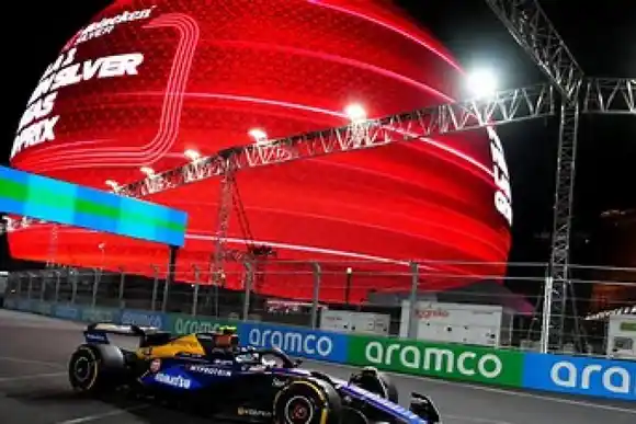 Algo relegado: Colapinto terminó 18° en la segunda práctica libre en Las Vegas