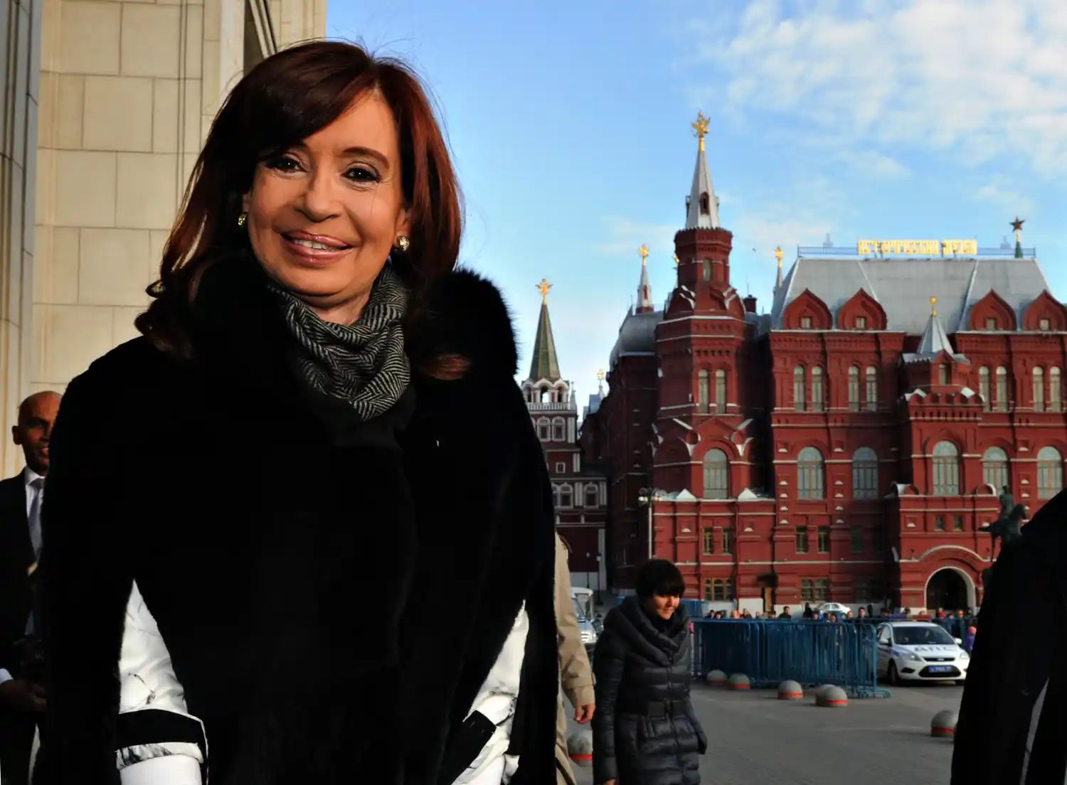 Cristina llegó a Rusia: "Estoy muy contenta con esta invitación"