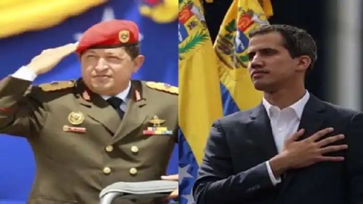 Del “aquí huele a azufre” a “vamos a salvar la democracia” ¿Qué diferencia a Juan Guaidó de Hugo Chávez?