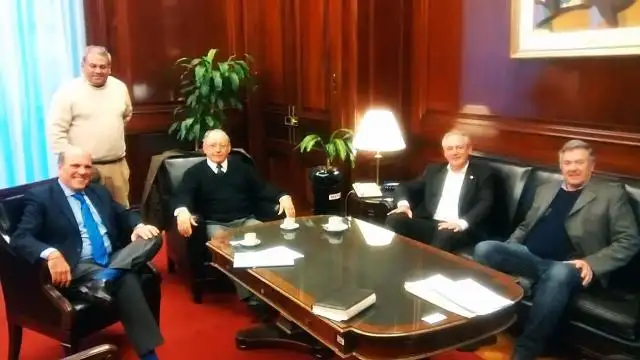 Atilio Benedetti recibió al intendente Bogdan y a directivos de FEERSA
