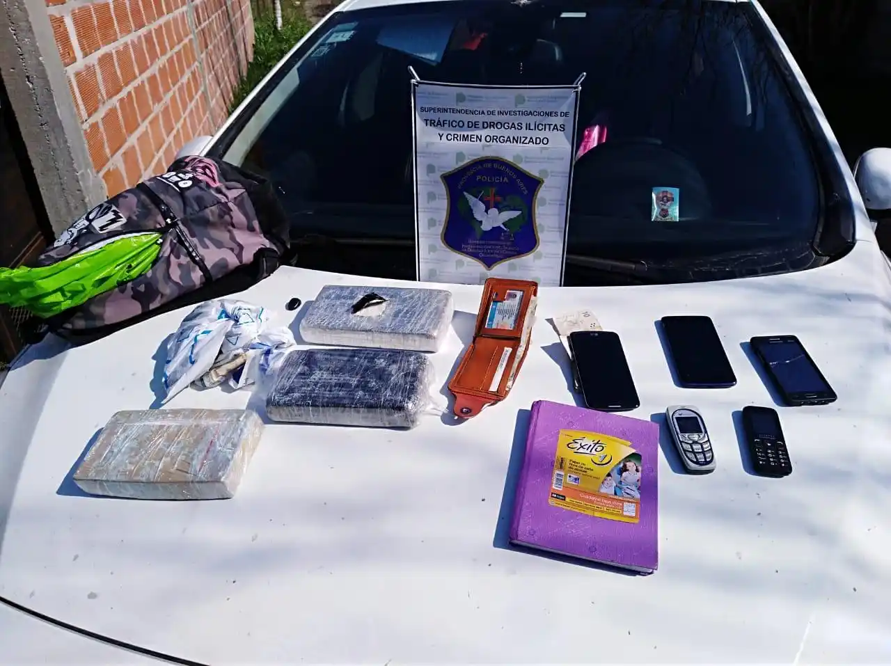 Operación "Cuadernos blancos": Detuvieron a banda narco en Moreno