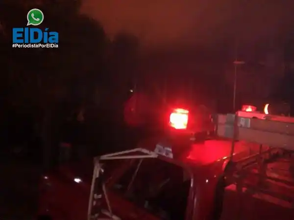 Anoche se incendió una casa en la calle López y Planes 