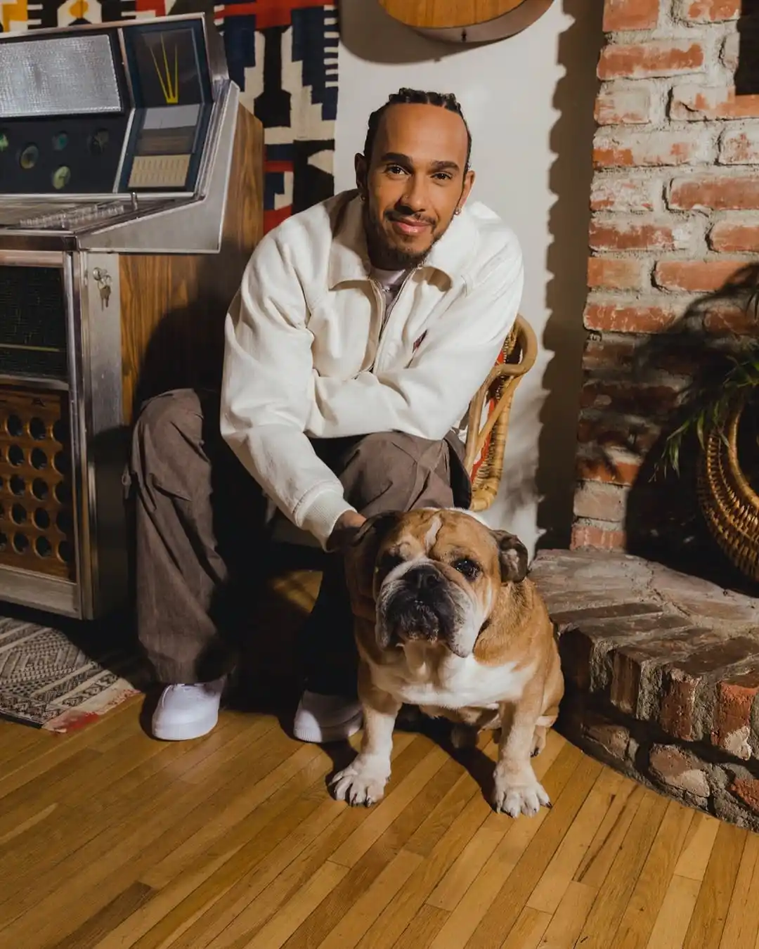 Lewis Hamilton y Rosco