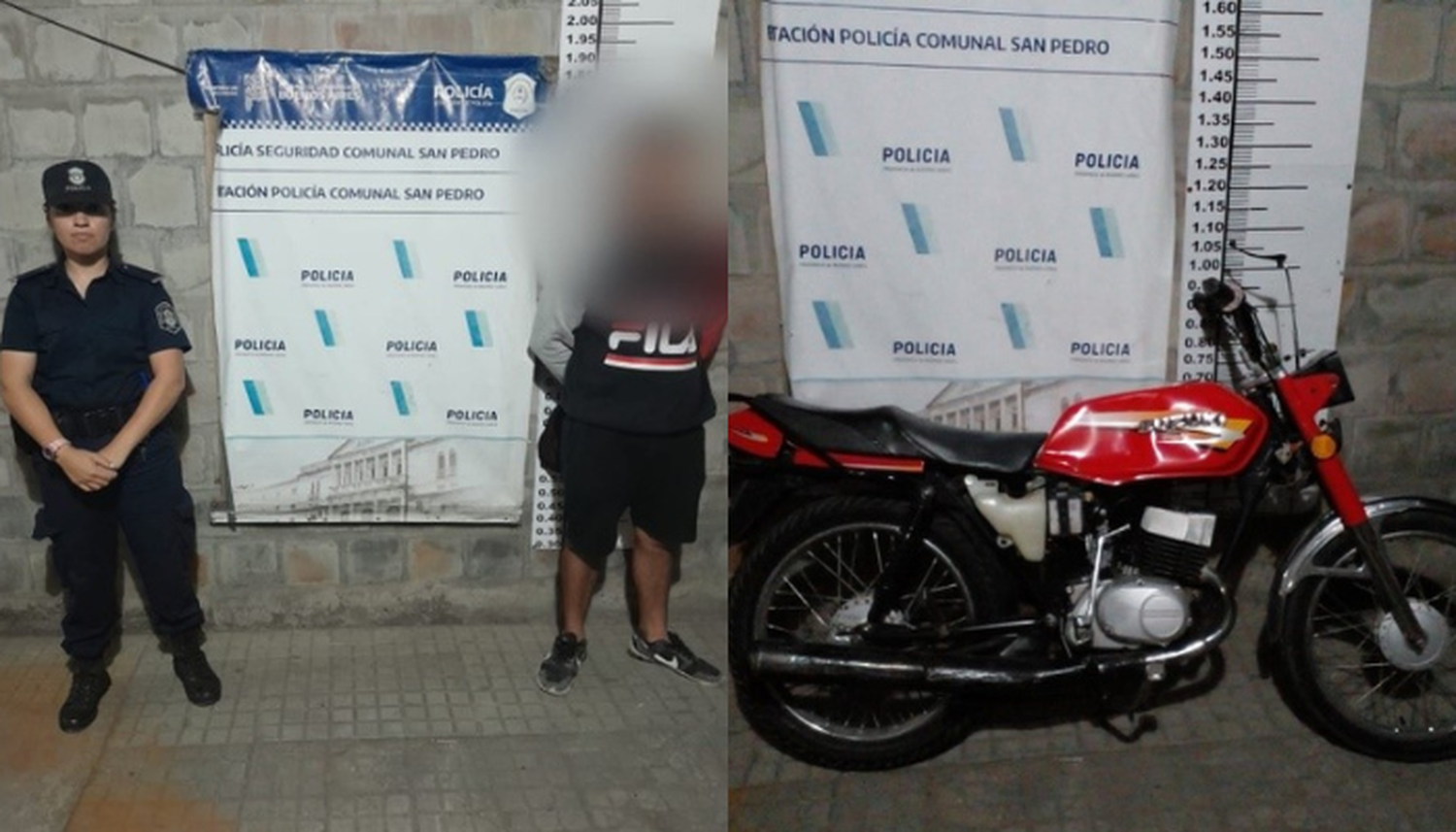 moto secuestrada