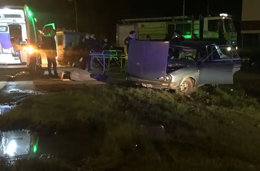 Cinco heridos tras un múltiple choque en avenida Jorge Newbery