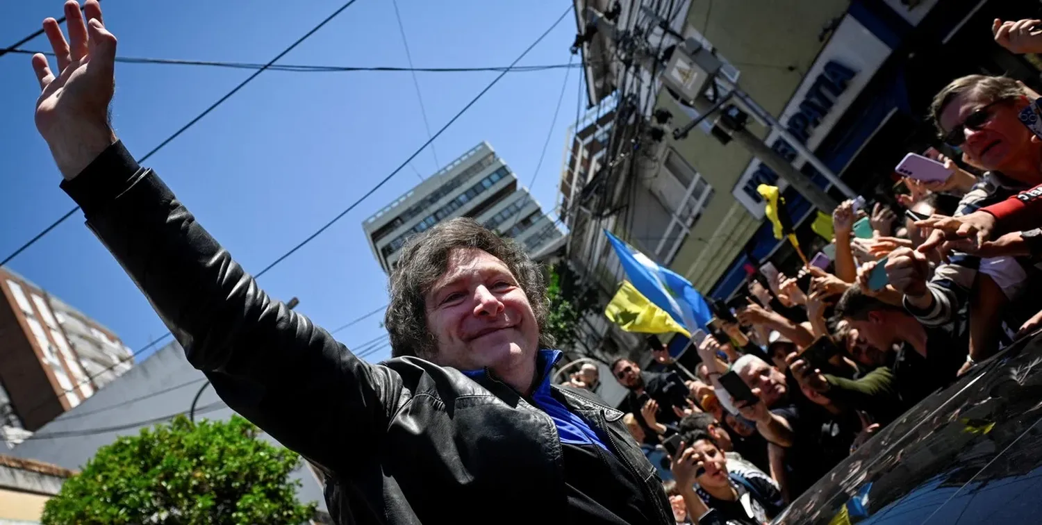 Imagen ilustrativa. Javier Milei, candidato a presidente. Crédito: Mariana Nedelcu/Reuters