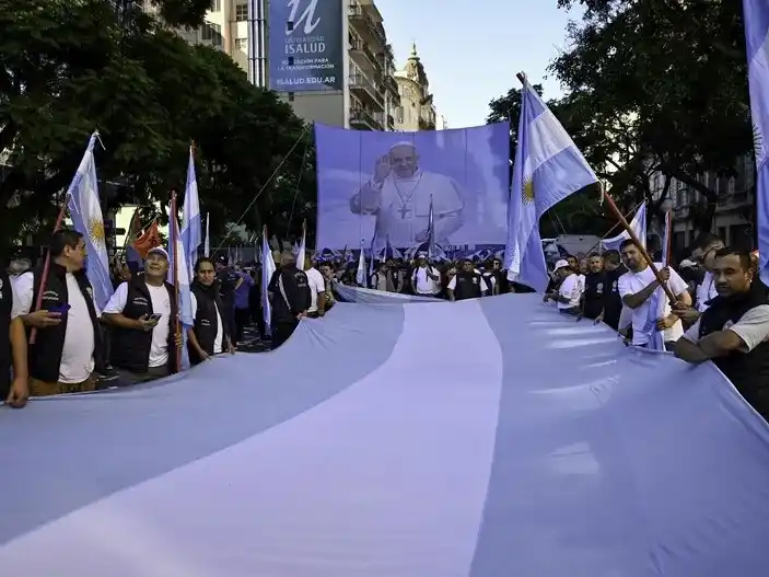 Papa Francisco. La CGT marchará por el día del trabajador y recordará al Sumo Pontífice argentino.