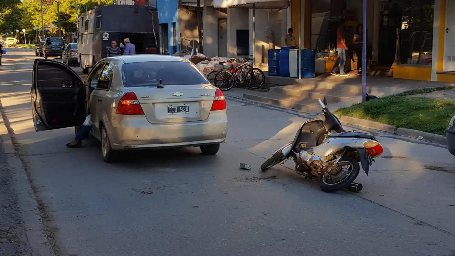 Choque en Humberto Seri