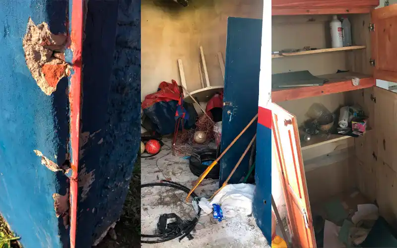 Otra vez, robaron en El Tanque: “Nos llevaron todo y quisieron prender fuego el club”