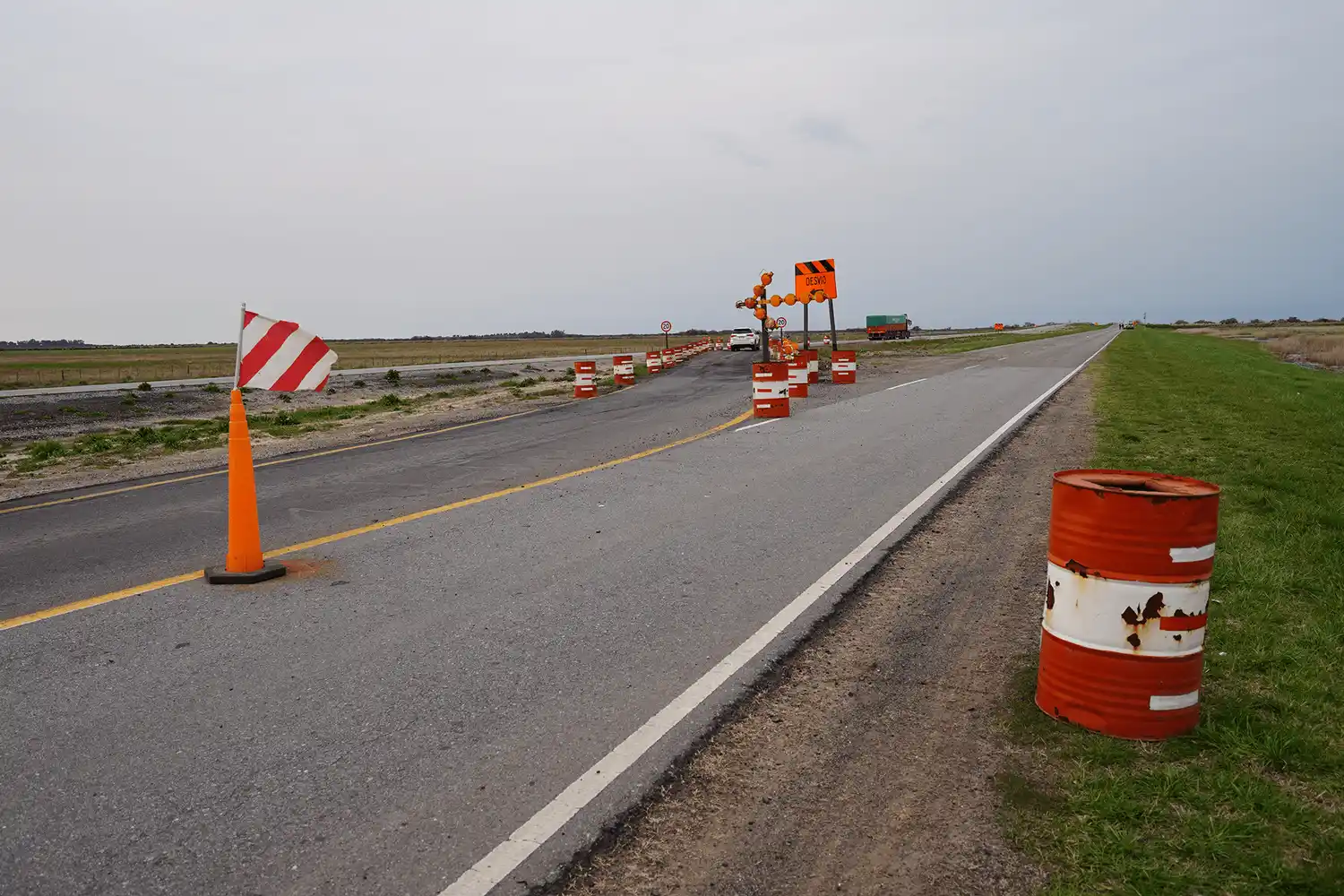 Trabajos en el Corredor del atlántico