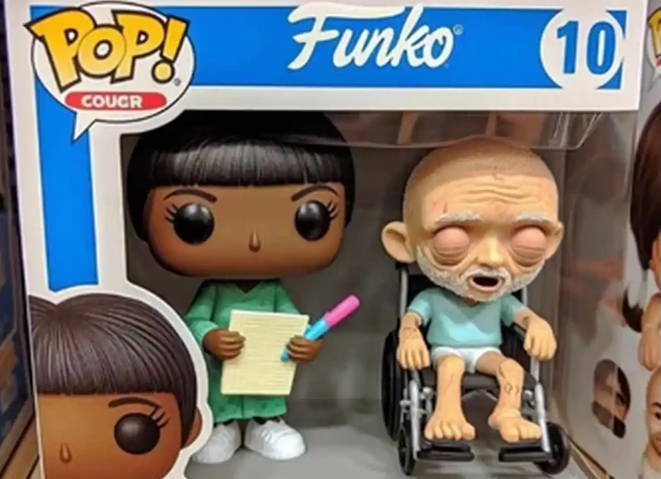 En el muñeco se puede ver a la sobrina con su tío en silla de ruedas.