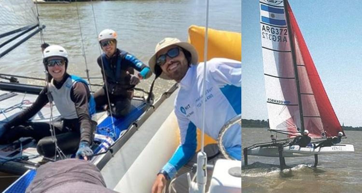 Recuperada de su operación, Eugenia Bosco volvió a navegar después de seis meses