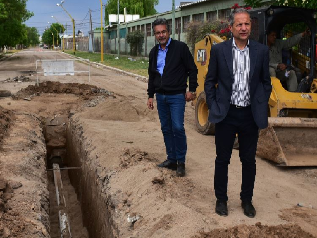 A principios de 2023 terminarán obra de cloacas en La Milka, San Cayetano, Savio y Maipú
