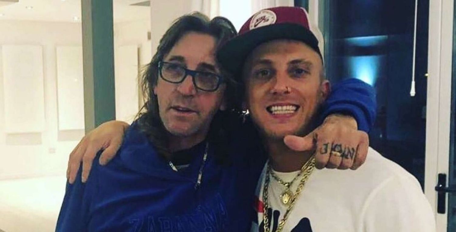 El Polaco se tatuó el rostro de su papá