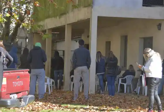 Por cuestiones climáticas, se trasladaron los hisopados del centro de demanda espontánea 