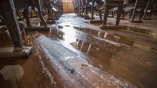 Trabajan en la solución de los daños ocasionados por la lluvia en la ENOVA
