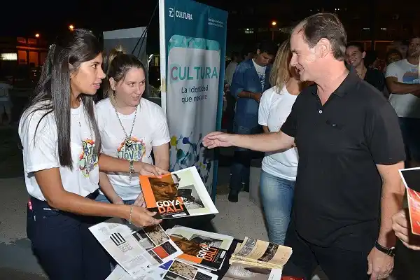 Bordet reafirmó a los jóvenes su compromiso con la cultura