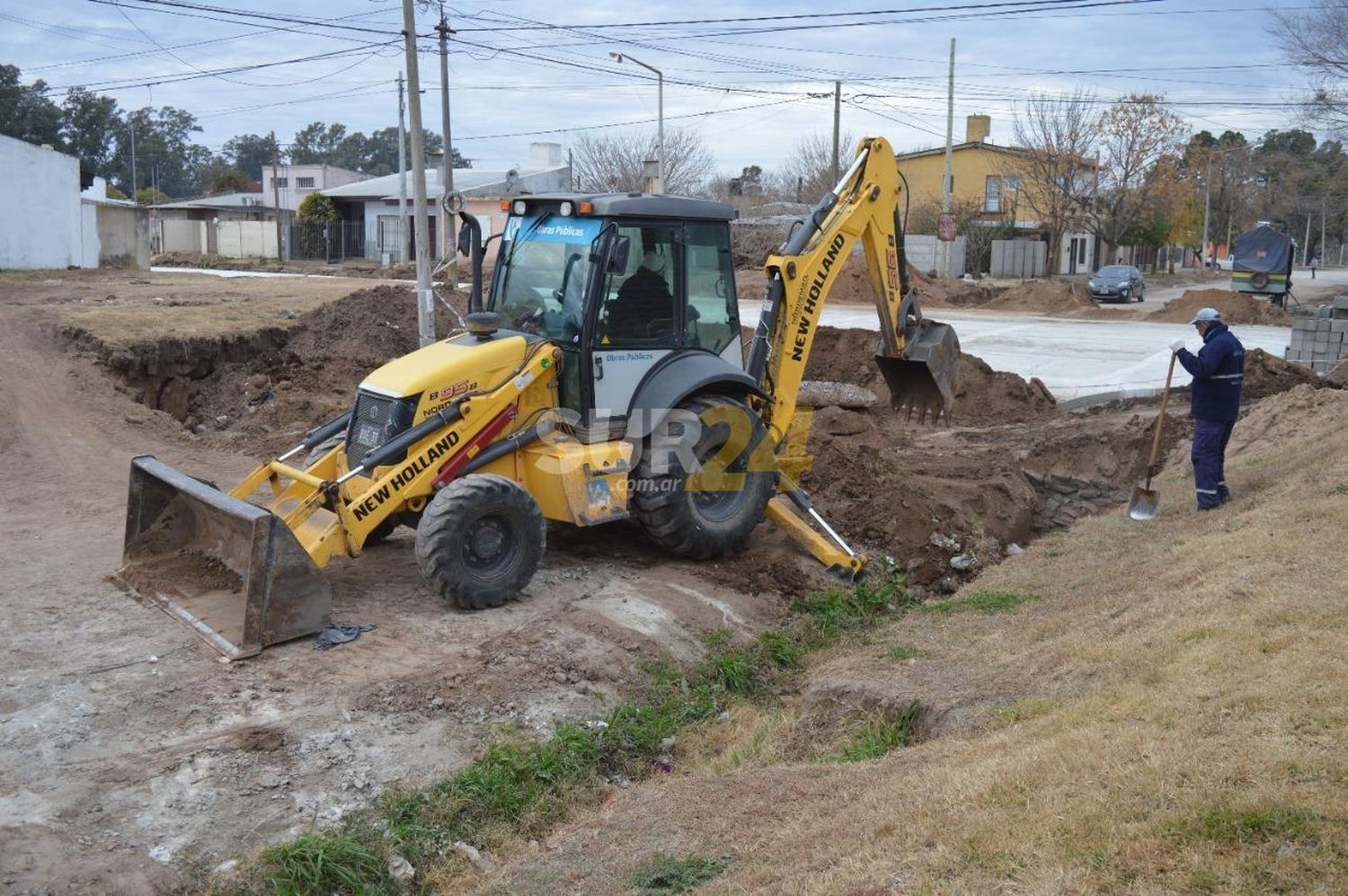 Buen avance en la construcción de nuevos drenajes y limpieza de desagües