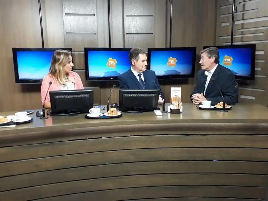 Dr Walter Ponce, en el desayuno de "Tandil Despierta"