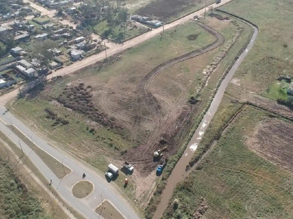 Vista aérea de un sector del Área recreativa Norte que ofrecerá novedades en el marco del cumpleaños de la ciudad. Foto: MVT