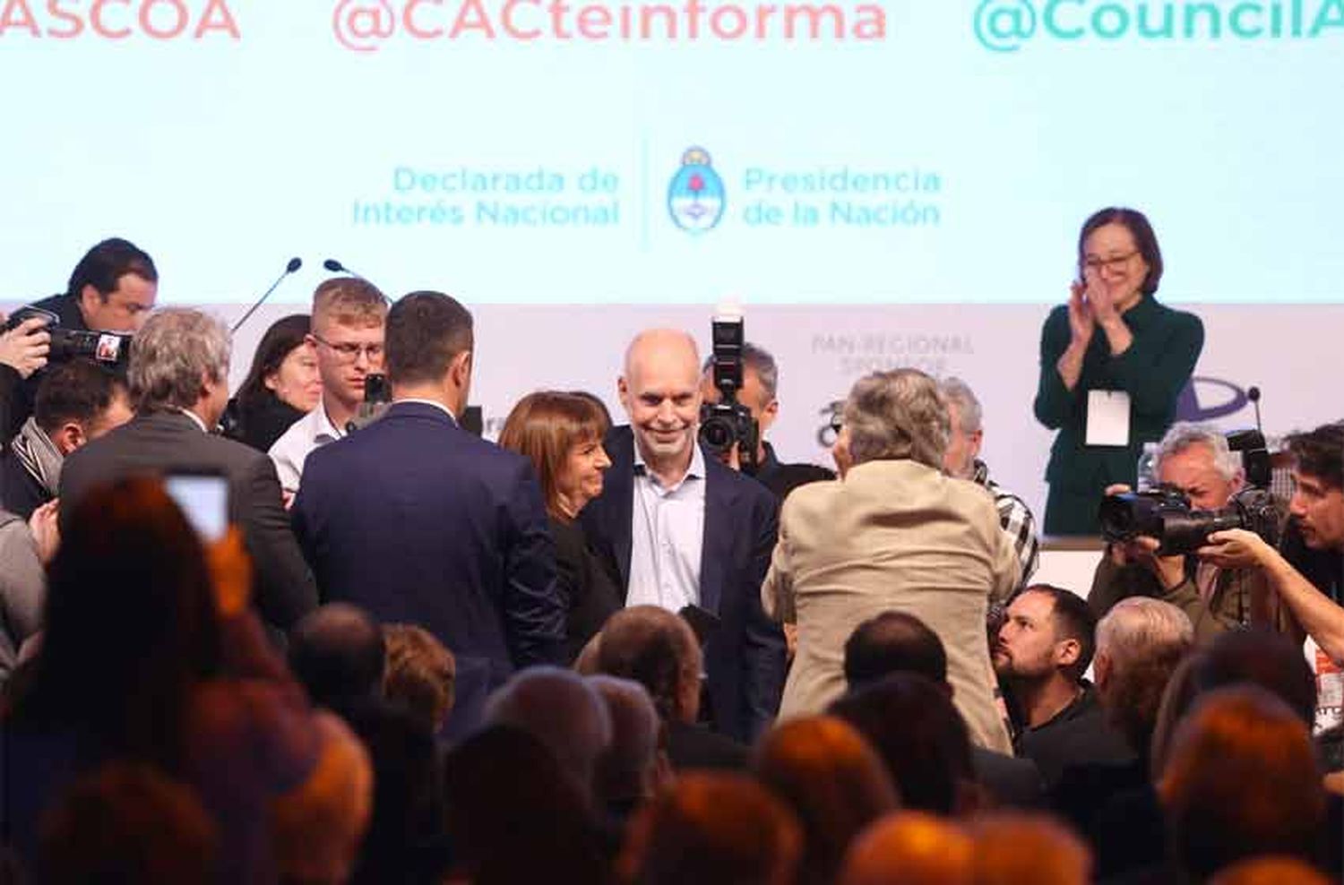 «Voy a poner todo lo que tengo para que seas presidente”, le dijo Horacio Rodríguez Larreta a Patricia Bullrich en su discurso ante el Consejo de las Américas