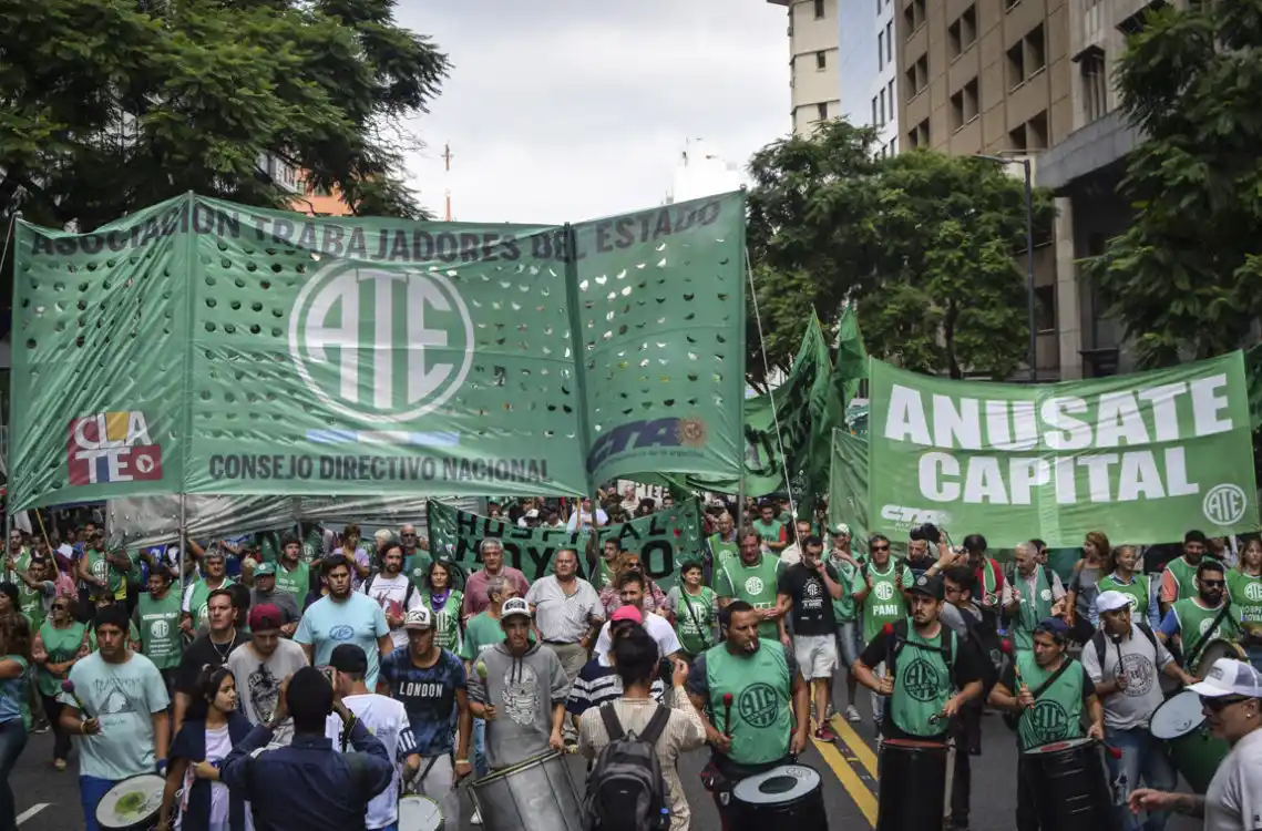 ATE resolvió un plan de lucha con paros y movilizaciones