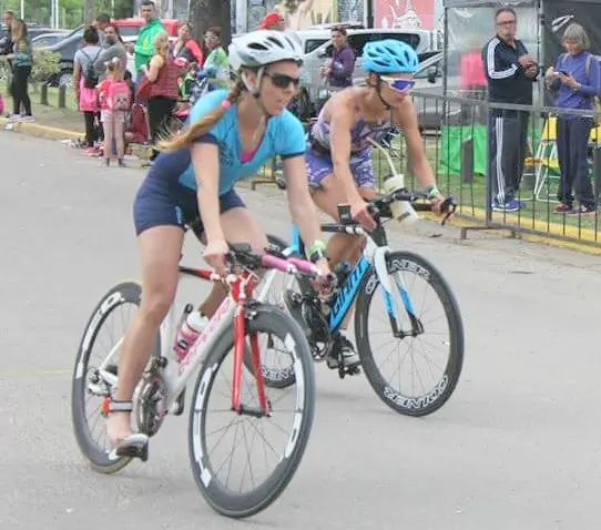 Triatleta ganadora en Concordia