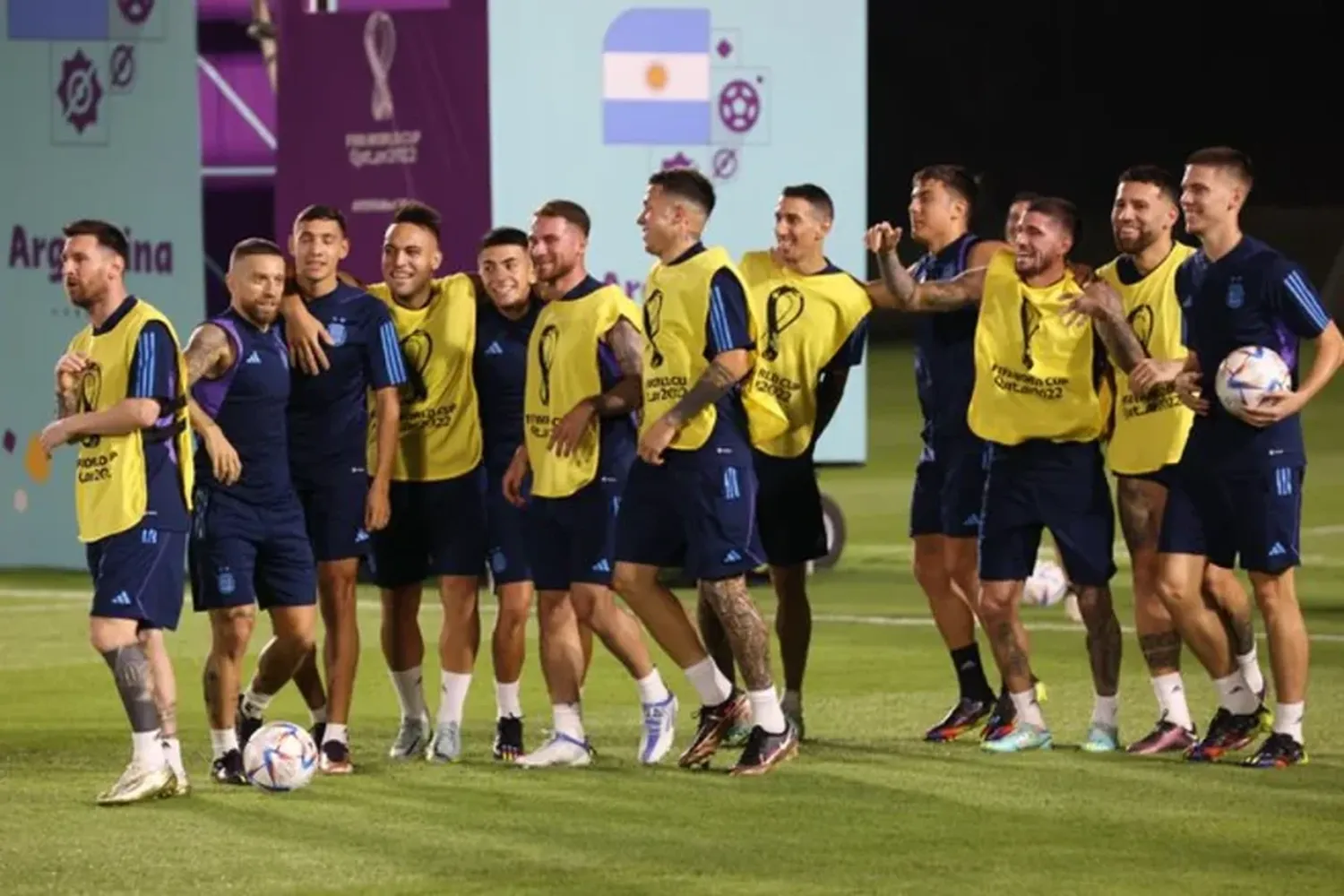 Argentina realiza su último entrenamiento pensando en Australia