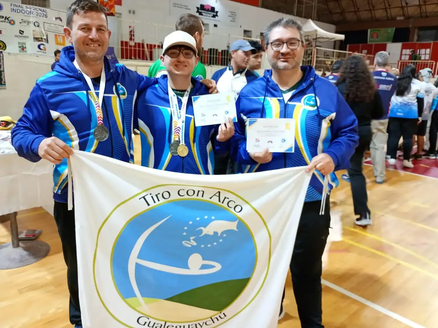 Sebastián Heidenreich, Carlos y Alejandro Della Penna.