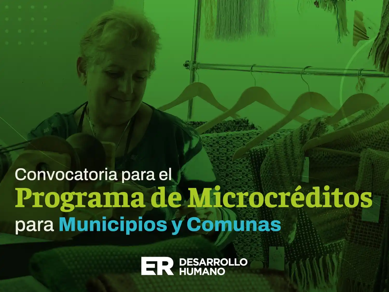 Convocatoria abierta al Programa de Microcréditos para municipios y comunas entrerrianas