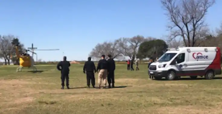 Aldao: un bebé grave tras caer a una piscina