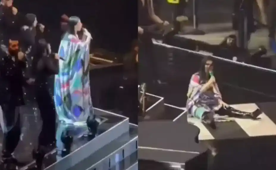 La caída de Laura Pausini