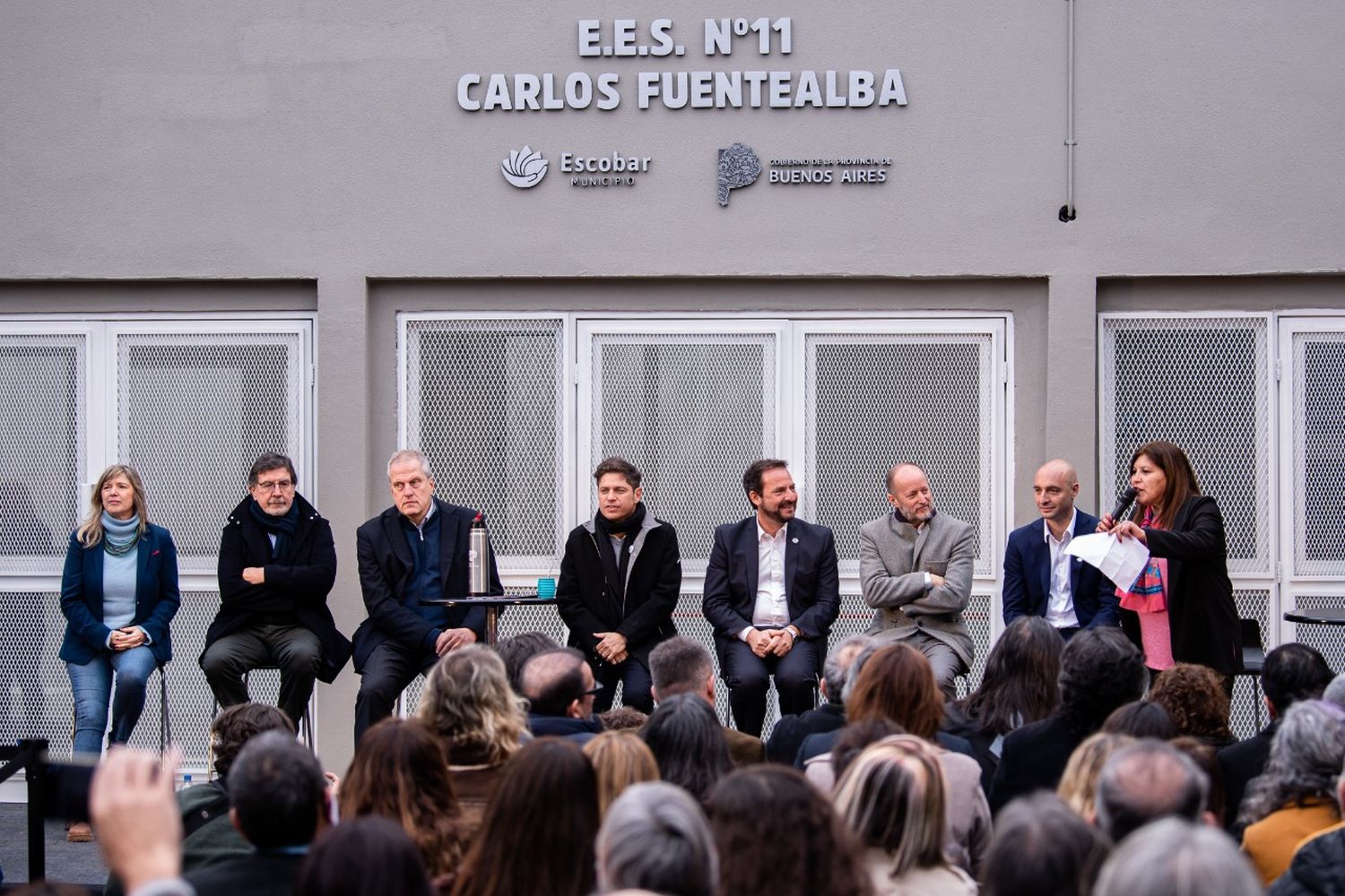 Kicillof encabezó la apertura de un nuevo edificio escolar en Escobar: “Es el número 94 que inauguramos en la Provincia”