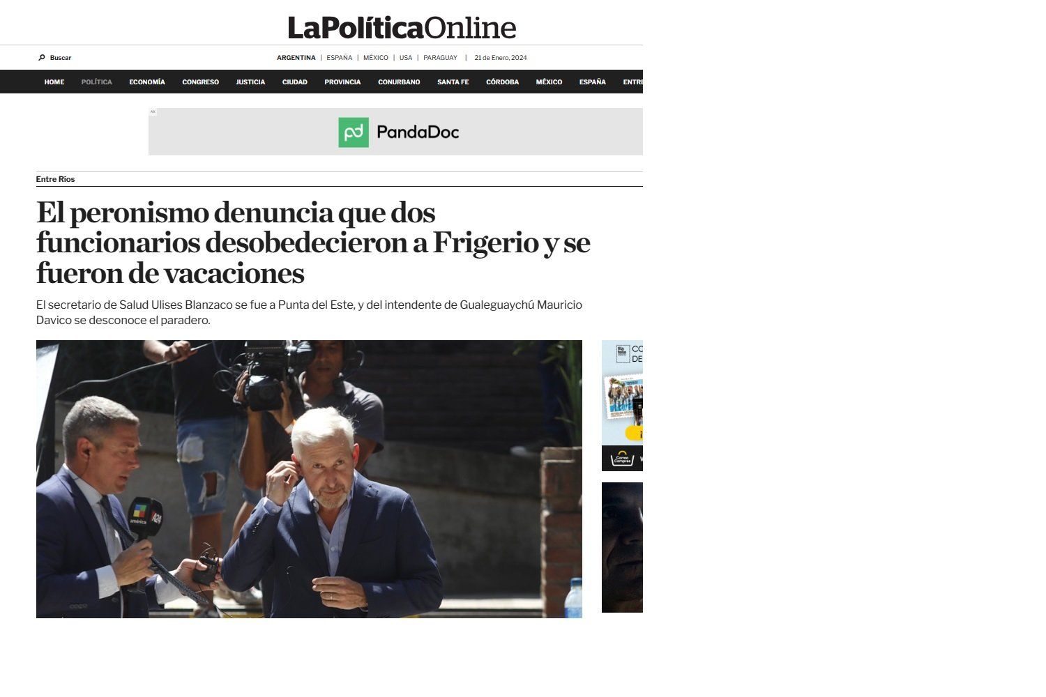 la politica online