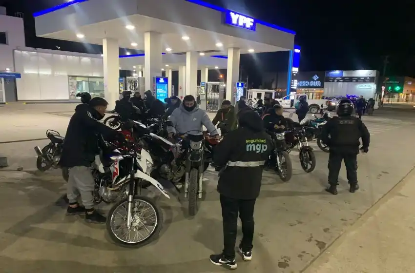 Operativo de seguridad: más motos secuestradas en Mar del Plata