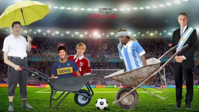 Macri acordó un intercambio de futbolistas con China