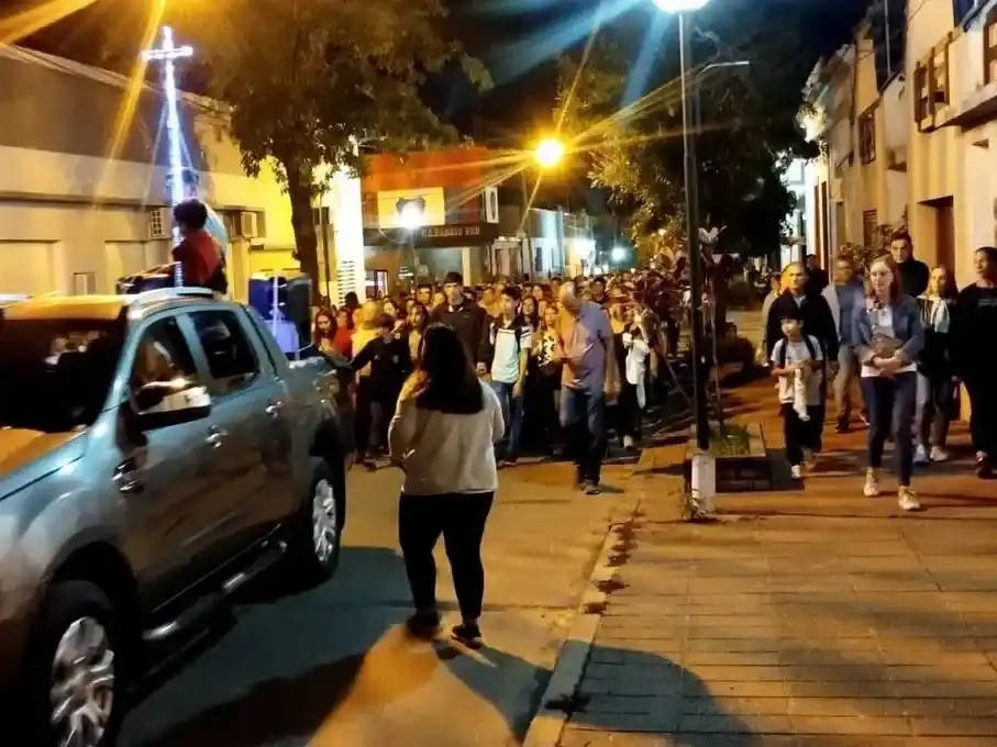 Villaguay vivirá esta noche la tradicional Marcha de las 7 Iglesias