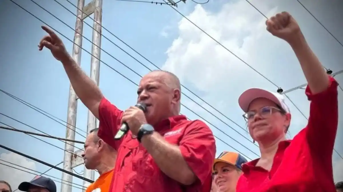 Diosdado Cabello pidió «revolcar» a la oposición en las elecciones del 28Jul: aspira a conseguir el 80% de los votos