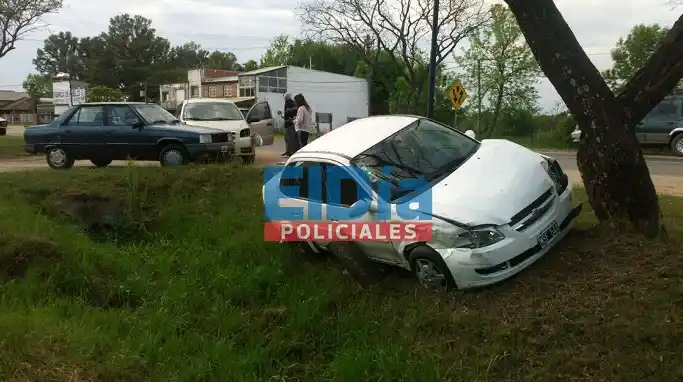 Se produjo un triple choque en Pueblo General Belgrano 