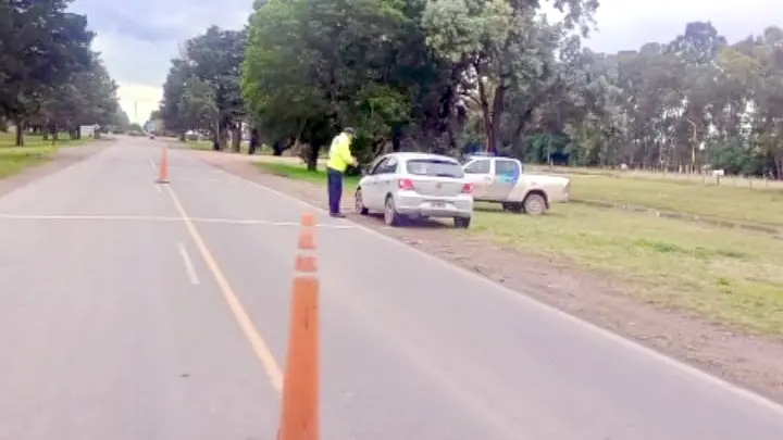 Controles de seguridad en San Cayetano